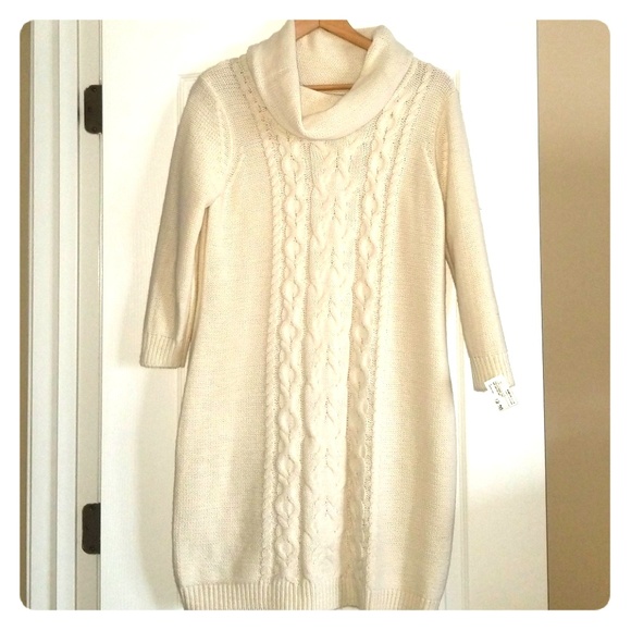cable knit dress womens